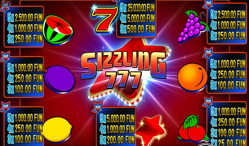 Sizzling 777 za darmo