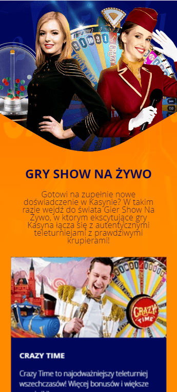 Gry na żywo w kasynie Betsson